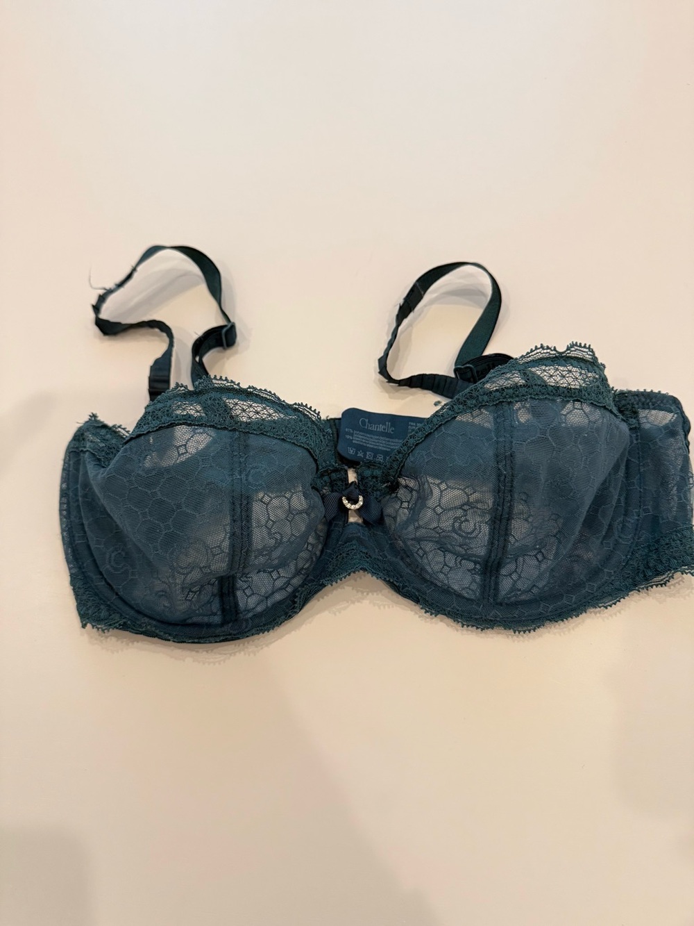 Chantelle Lace Underwire Bra - Deep Teal